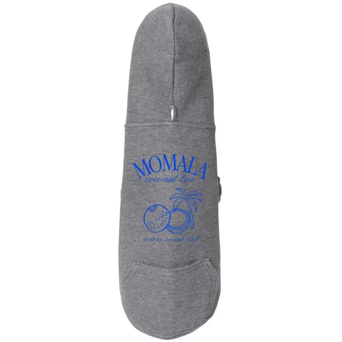 Momala Coconut Tree Voters Social Club Doggie 3-End Fleece Hoodie