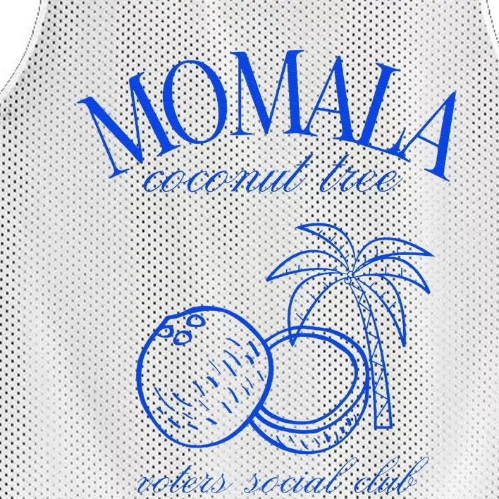 Momala Coconut Tree Voters Social Club Mesh Reversible Basketball Jersey Tank