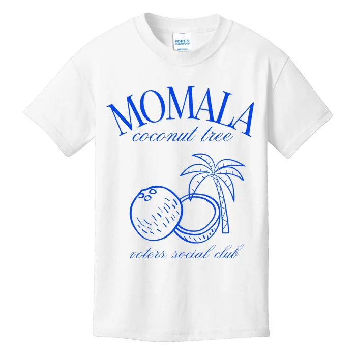 Momala Coconut Tree Voters Social Club Kids T-Shirt