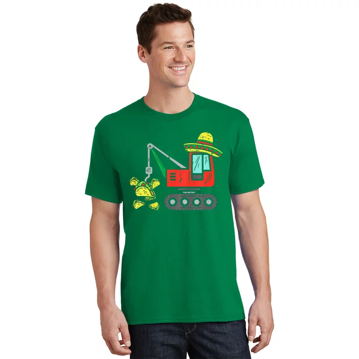 Mexican Crane Tacos Cinco De Mayo Fiesta T-Shirt