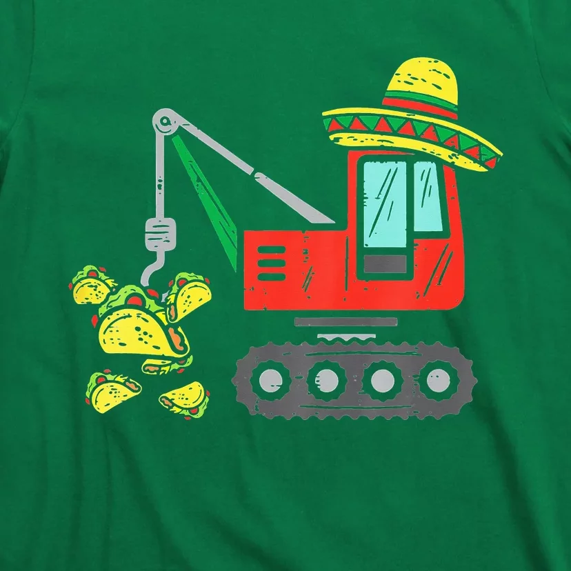 Mexican Crane Tacos Cinco De Mayo Fiesta T-Shirt