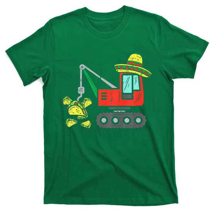 Mexican Crane Tacos Cinco De Mayo Fiesta T-Shirt