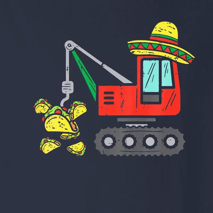 Mexican Crane Tacos Cinco De Mayo Fiesta Toddler Long Sleeve Shirt