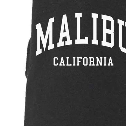 Malibu California Throwback Design Classic Doggie 3-End Fleece Hoodie