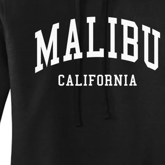 Malibu California Throwback Design Classic Women's Pullover Hoodie