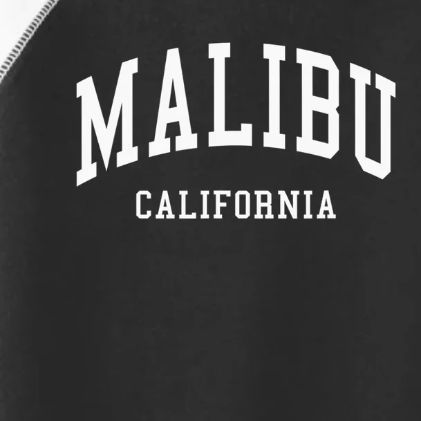 Malibu California Throwback Design Classic Toddler Fine Jersey T-Shirt