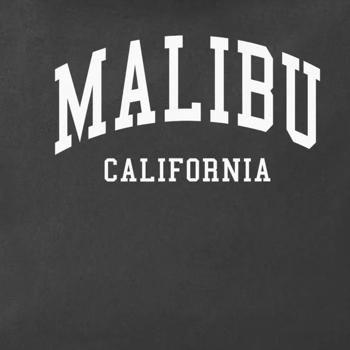 Malibu California Throwback Design Classic Zip Tote Bag