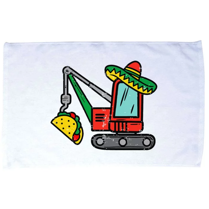 Mexican Crane Tacos Cinco De Mayo Fiesta Microfiber Hand Towel