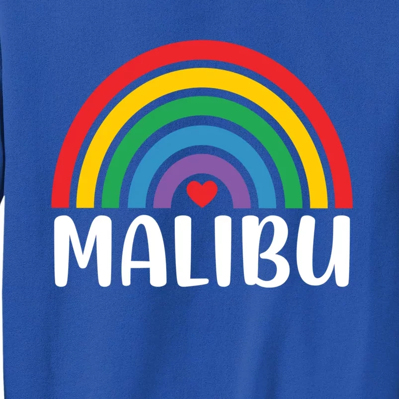 Malibu California Travel I Love Malibu Usa Gift Sweatshirt