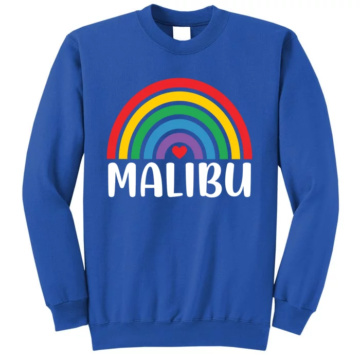 Malibu California Travel I Love Malibu Usa Gift Sweatshirt