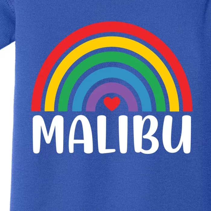 Malibu California Travel I Love Malibu Usa Gift Baby Bodysuit