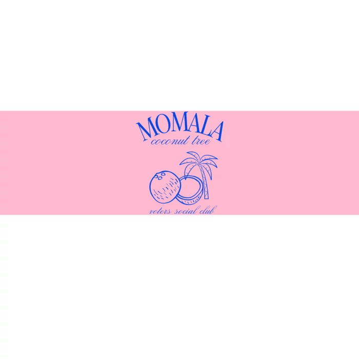 Momala Coconut Tree Voters Social Club Bumper Sticker