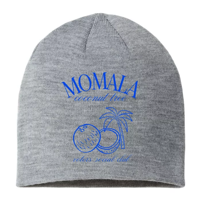 Momala Coconut Tree Voters Social Club 8 1/2in Sustainable Knit Beanie