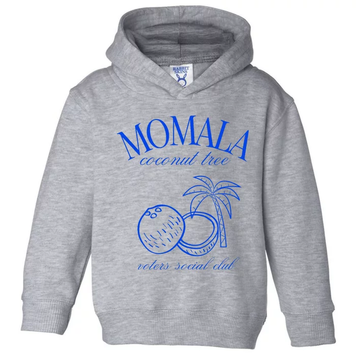 Momala Coconut Tree Voters Social Club Toddler Hoodie