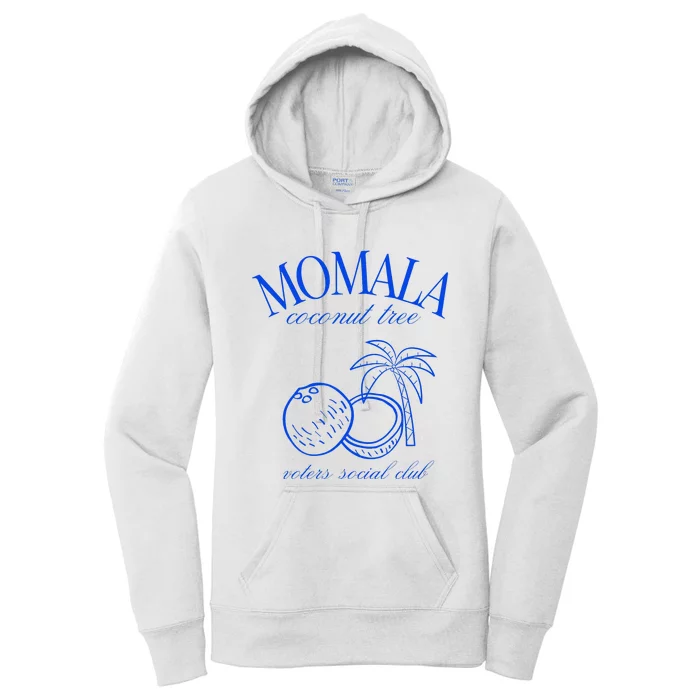 Momala Coconut Tree Voters Social Club Women's Pullover Hoodie