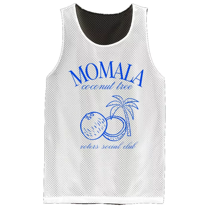 Momala Coconut Tree Voters Social Club Mesh Reversible Basketball Jersey Tank