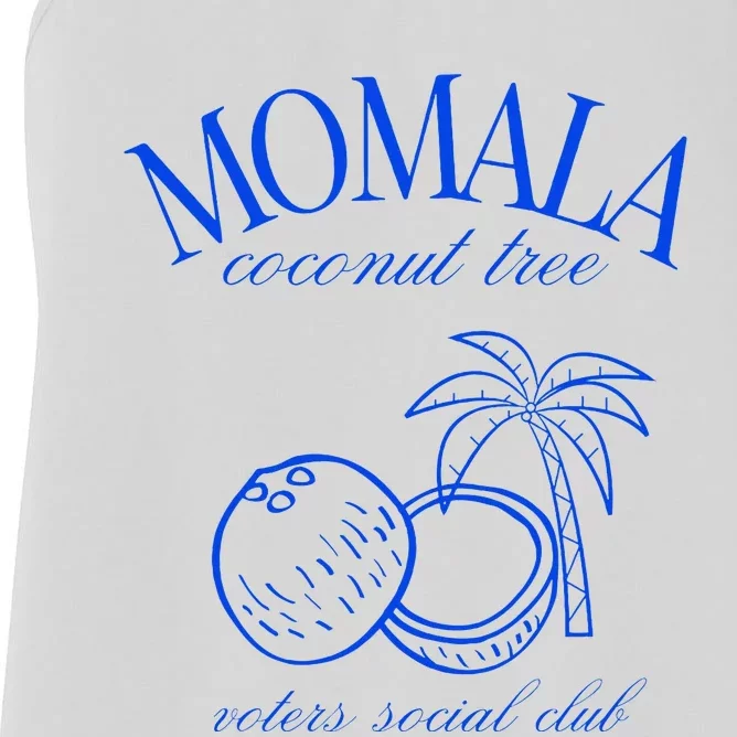 Momala Coconut Tree Voters Social Club Women's Racerback Tank