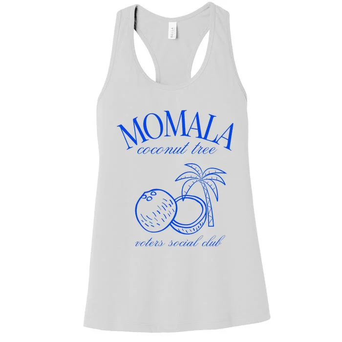 Momala Coconut Tree Voters Social Club Women's Racerback Tank