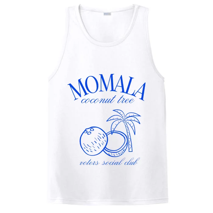 Momala Coconut Tree Voters Social Club Performance Tank