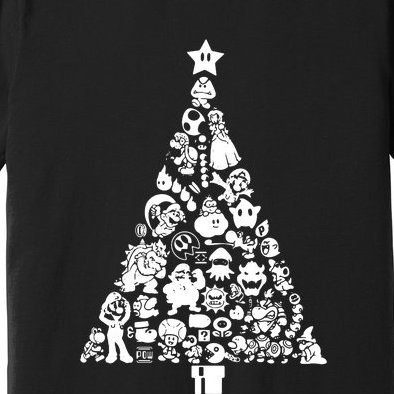 Mario Christmas Tree Premium T-Shirt