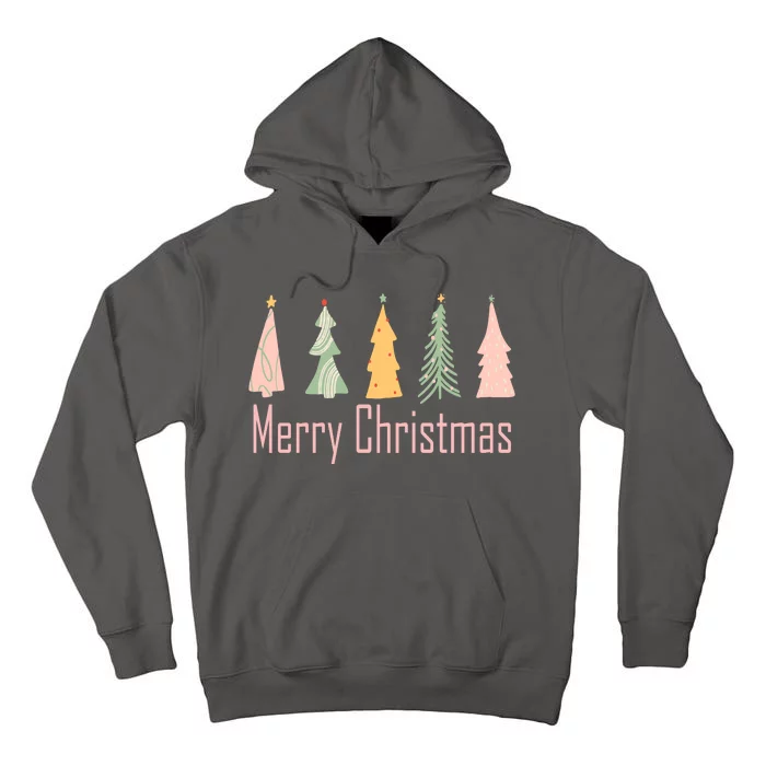 Merry Christmas Trees Cute Holiday Tall Hoodie