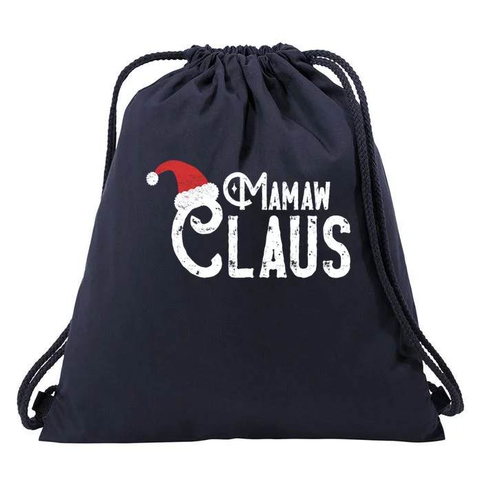 Mamaw Claus Traditional Santa Matching Family Christmas Cool Gift Drawstring Bag