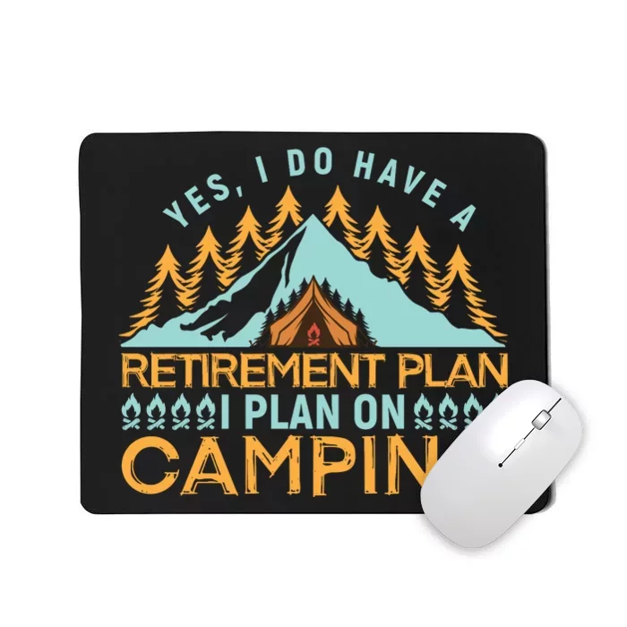 Mountain Camping T Mousepad