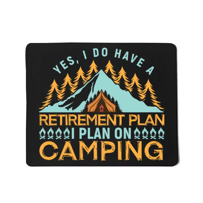 Mountain Camping T Mousepad