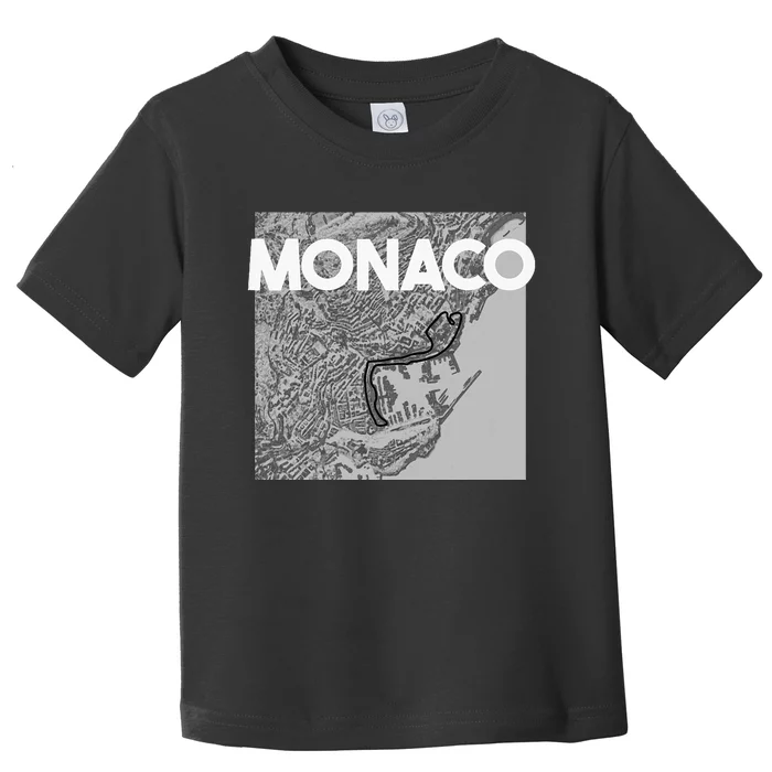 Monaco Circuit Track Layout Toddler T-Shirt