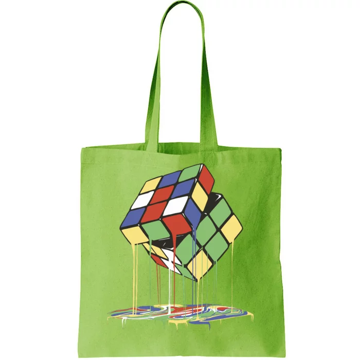 Magic Cube Toy Melting Tote Bag