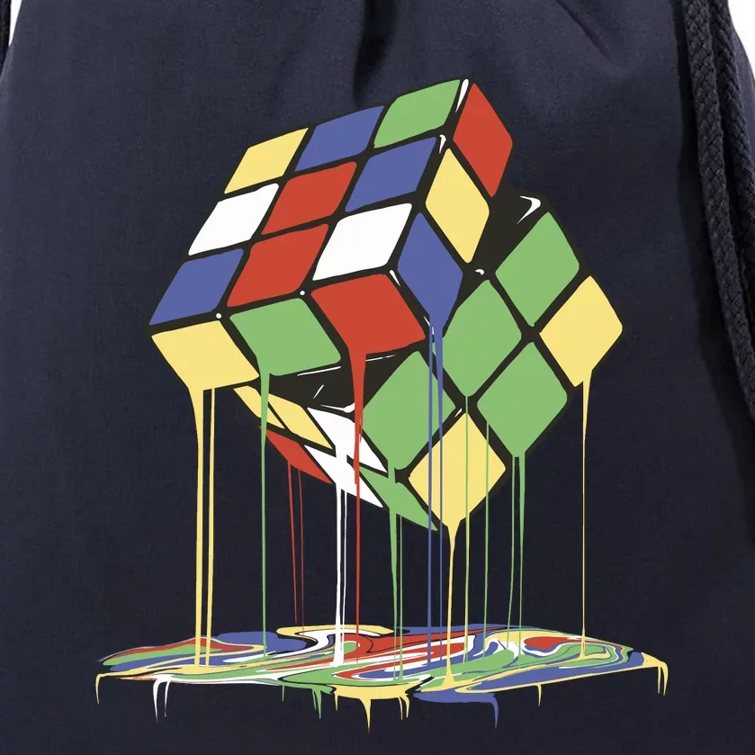 Magic Cube Toy Melting Drawstring Bag