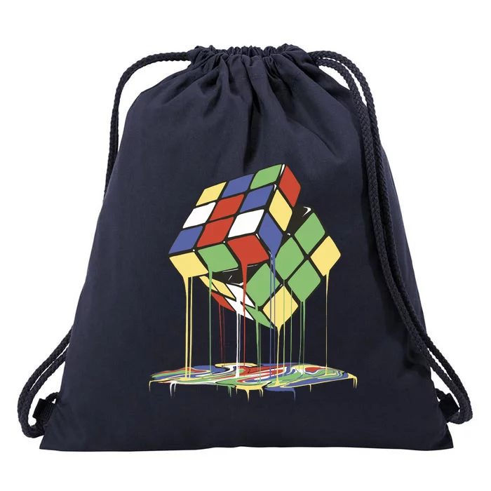 Magic Cube Toy Melting Drawstring Bag