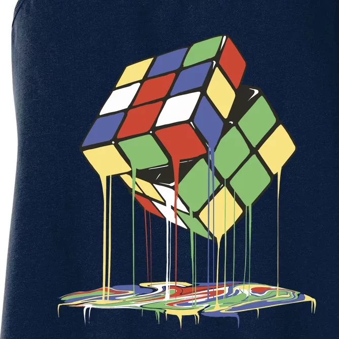 Magic Cube Toy Melting Women's Racerback Tank