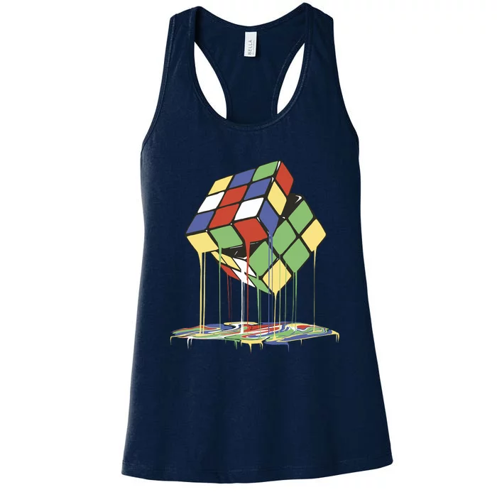 Magic Cube Toy Melting Women's Racerback Tank