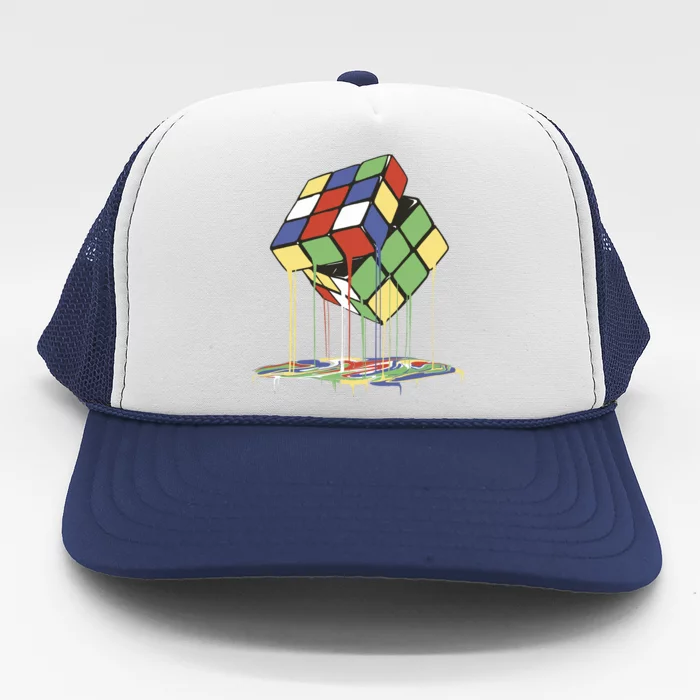 Magic Cube Toy Melting Trucker Hat