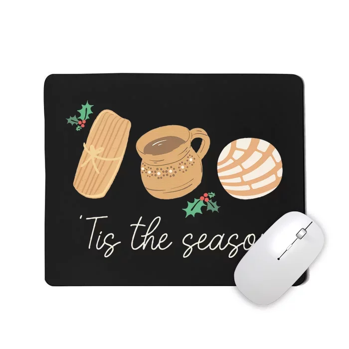 Mexican Christmas Tis The Season Tamale Concha Cafe De Olla Mousepad