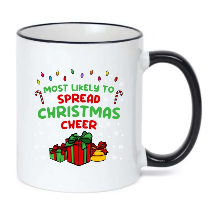 Merry Christmas Tree Cakes Reindeer Funny Quote Saying Great Gift Black Color Changing Mug