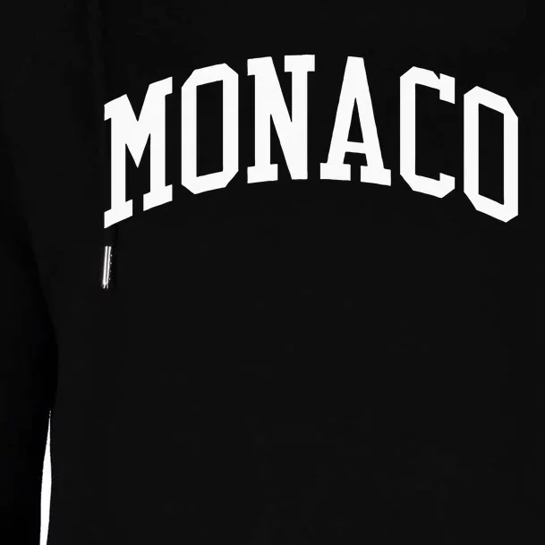 Monaco College University Style Womens Funnel Neck Pullover Hood