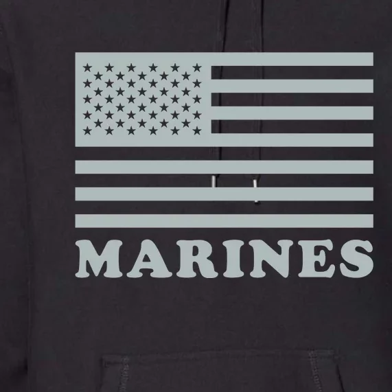 Marine Corps US Flag Premium Hoodie