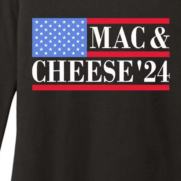 Mac & Cheese Usa Presidential Election Womens CVC Long Sleeve Shirt