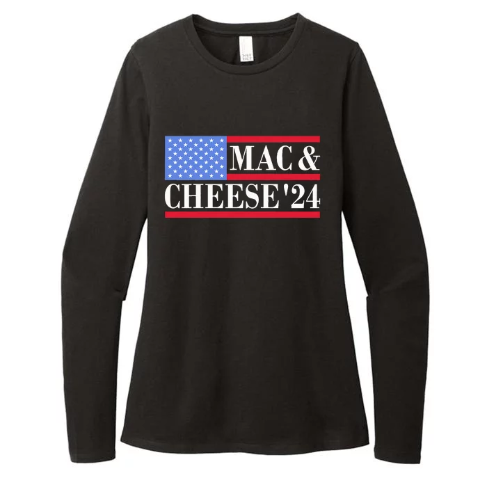 Mac & Cheese Usa Presidential Election Womens CVC Long Sleeve Shirt