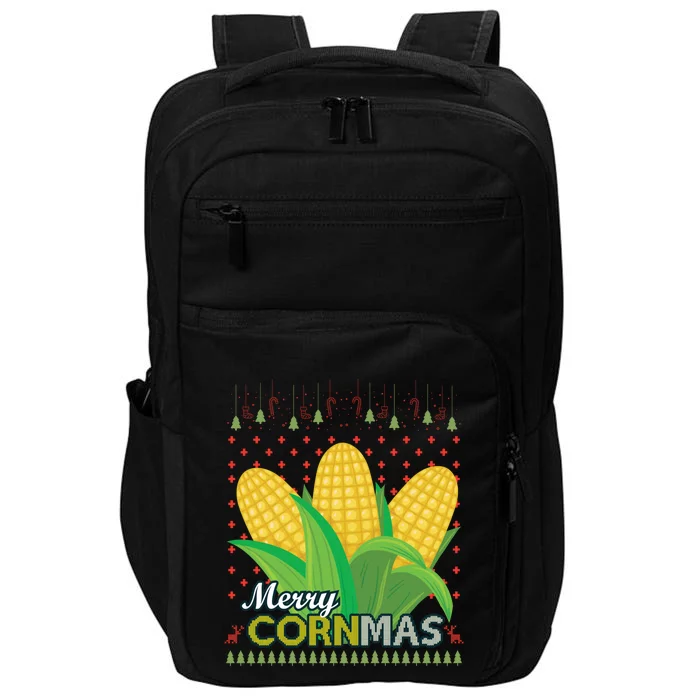 Merry Cornmas Ugly Christmas Sweater For Farmer Corn Lover Cute Gift Impact Tech Backpack