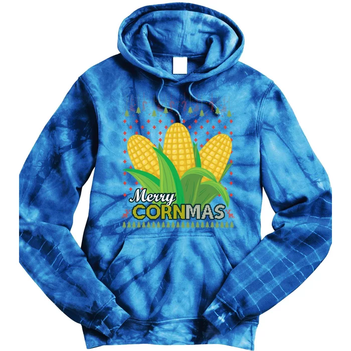 Merry Cornmas Ugly Christmas Sweater For Farmer Corn Lover Cute Gift Tie Dye Hoodie