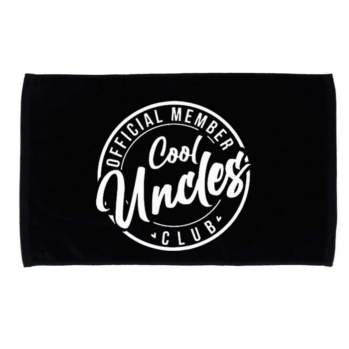 Member Cool Uncles Club Vintage Fathers Day Microfiber Hand Towel