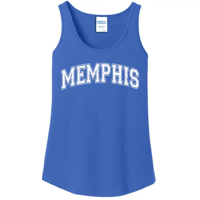 Memphis Classic Vintage Tennessee Sports Gift Ladies Essential Tank