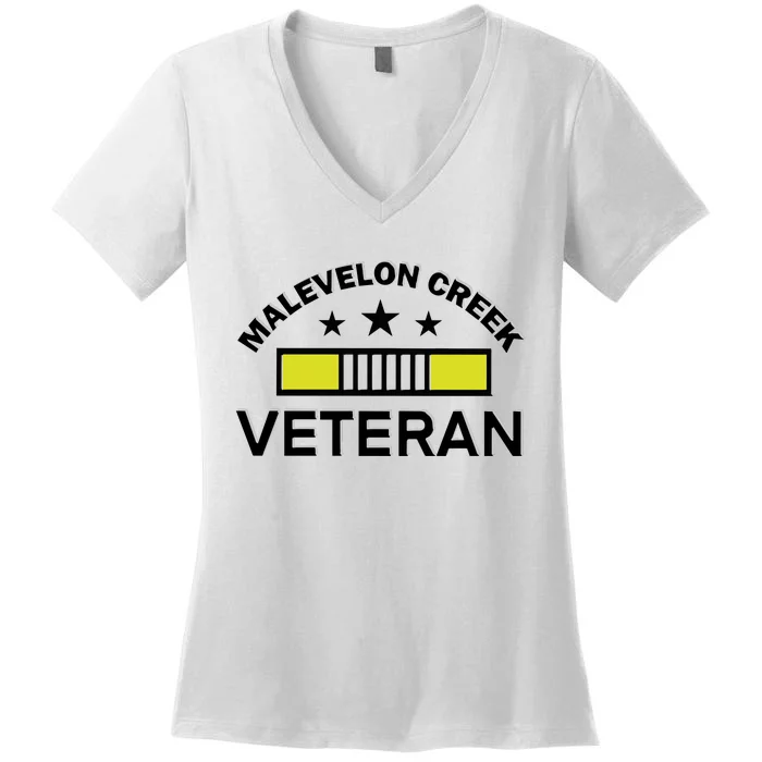 Malevelon Creek Veteran Women's V-Neck T-Shirt