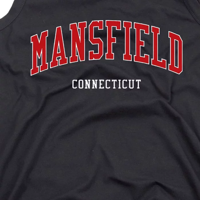 Mansfield Connecticut Varsity Athletic Style Tank Top