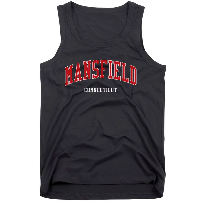 Mansfield Connecticut Varsity Athletic Style Tank Top