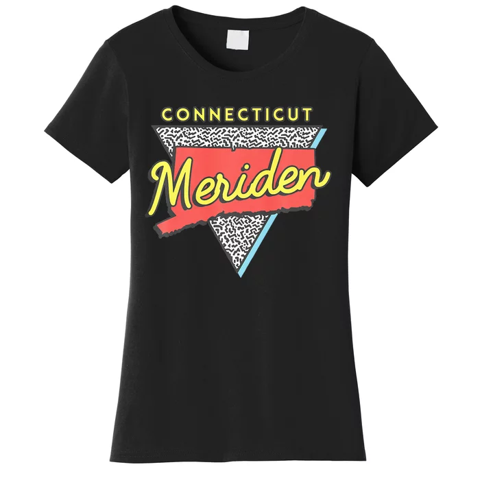 Meriden Connecticut Vintage Ct Triangle Women's T-Shirt