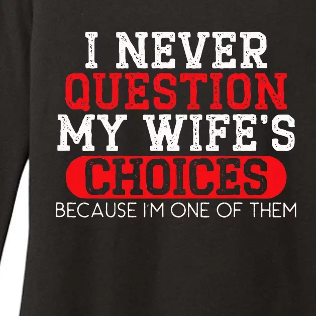 Married Couple Wedding Anniversary Funny Marriage Womens CVC Long Sleeve Shirt